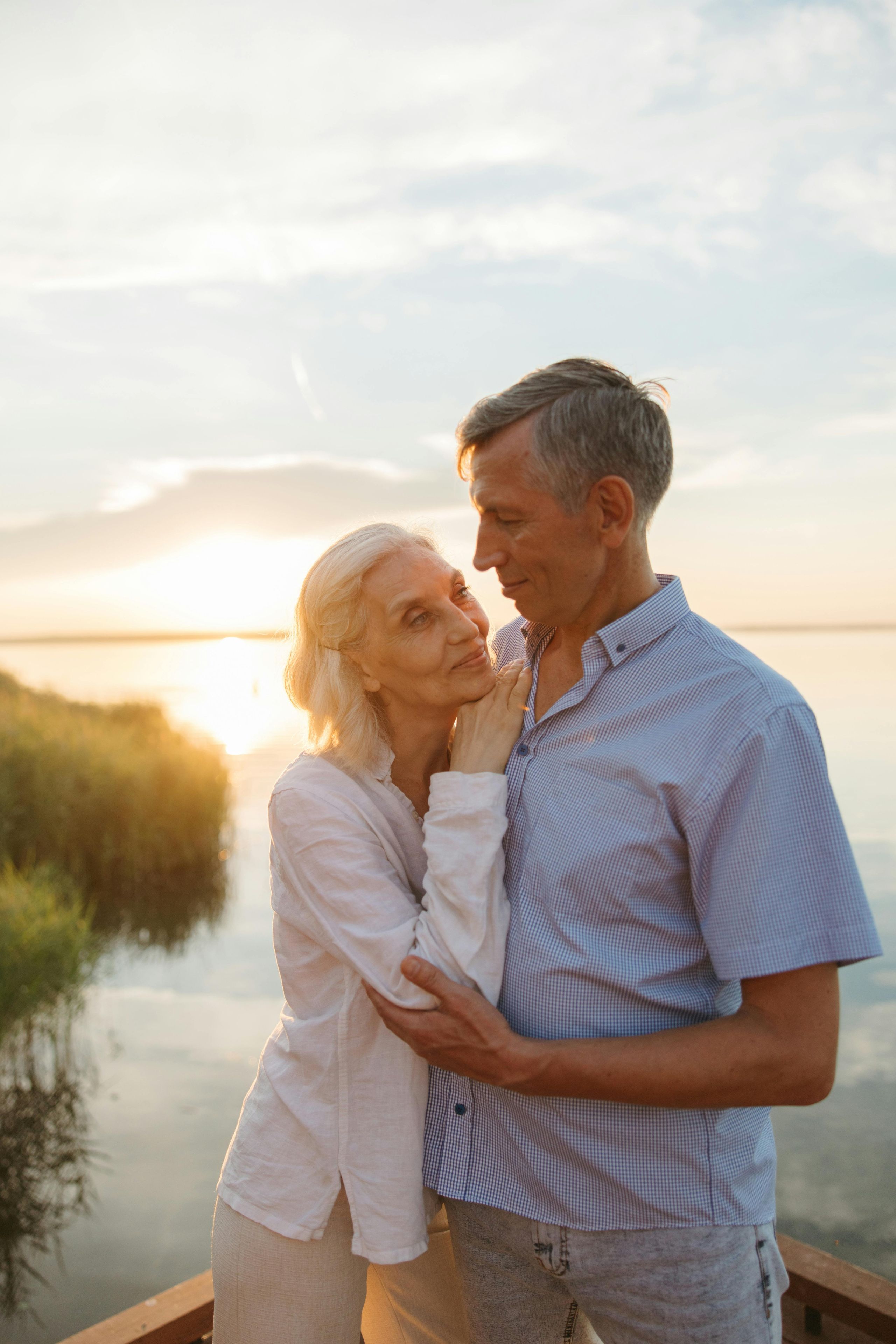 Couple at sunset